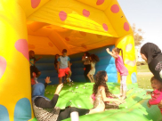  صور من حفل يوم ميلاد الطفلة "نور دكة" في حديقة دفيدوف بمدينة يافا 